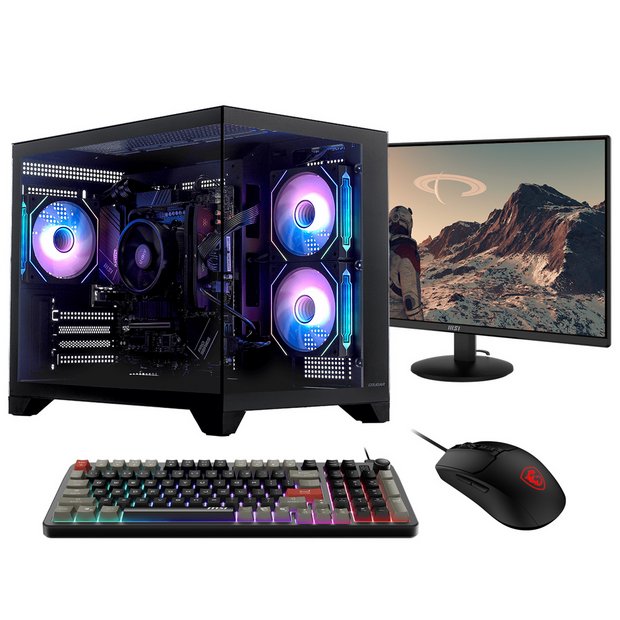 Stormforce Rogue gaming PC bundle with monitor, imported from the UK
