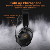 Deltaco DH120 wired gaming headset black (British brand)