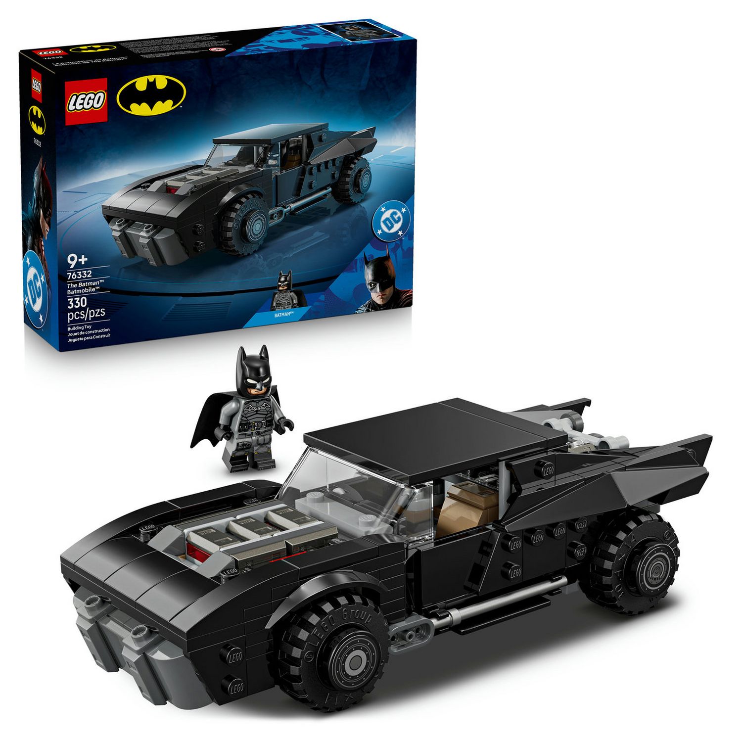 LEGO Batman Batmobile 330-piece set, imported from the UK