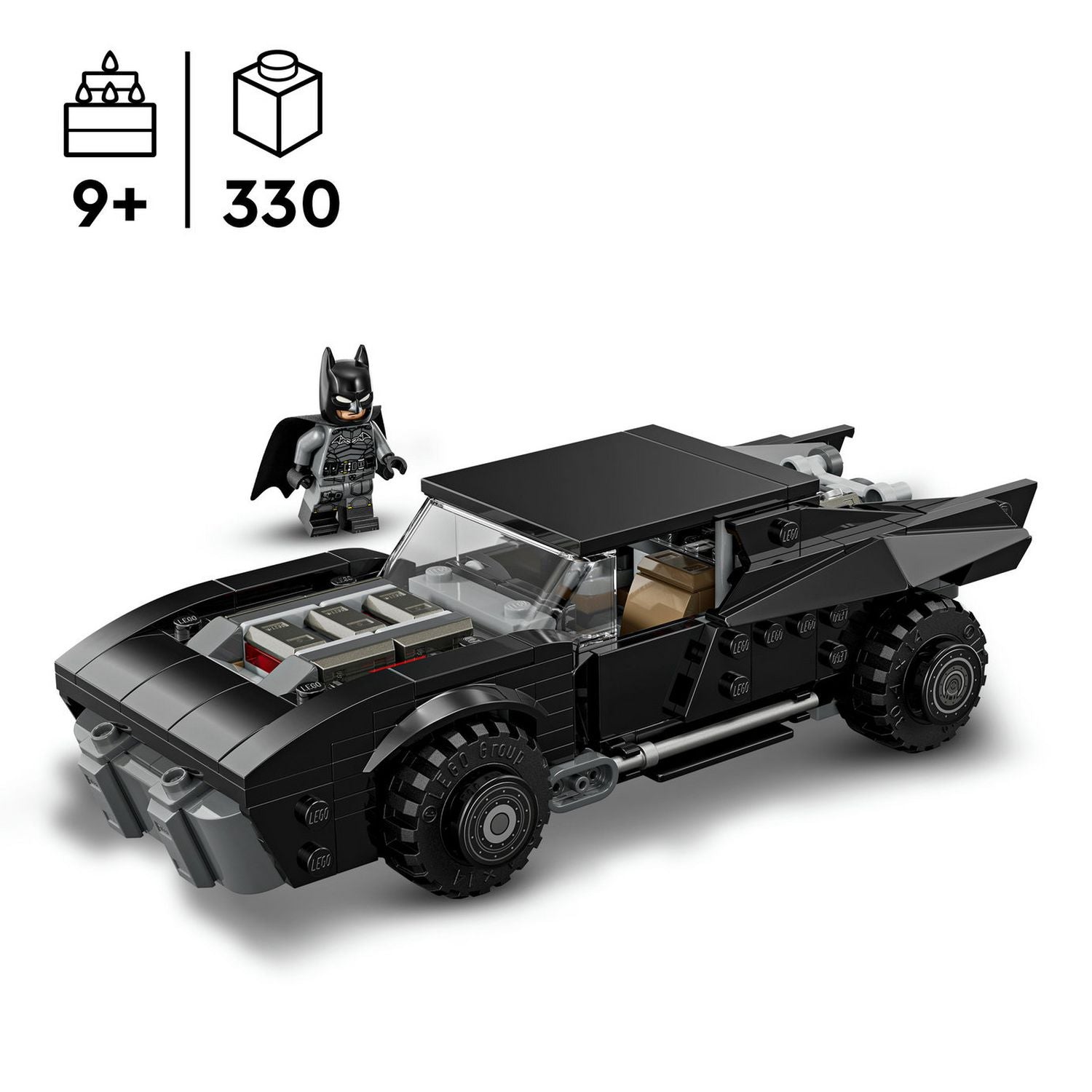 LEGO Batman Batmobile 330-piece set, imported from the UK