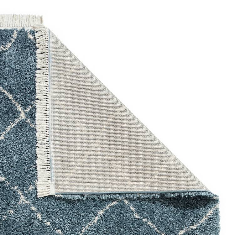 Think Rugs boho blue shaggy rug 120x170cm (British brand)