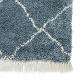 Think Rugs boho blue shaggy rug 120x170cm (British brand)