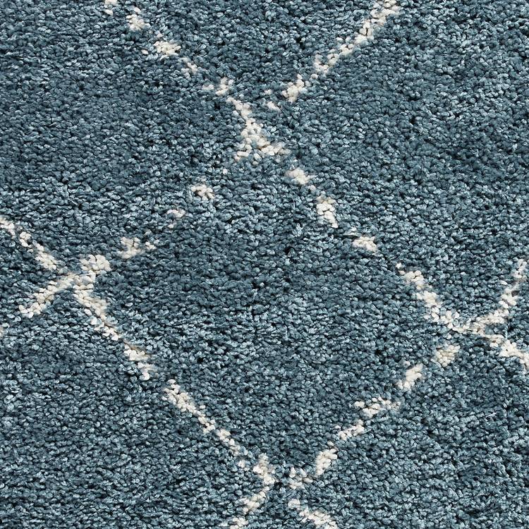 Think Rugs boho blue shaggy rug 120x170cm (British brand)