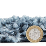 Think Rugs boho blue shaggy rug 120x170cm (British brand)
