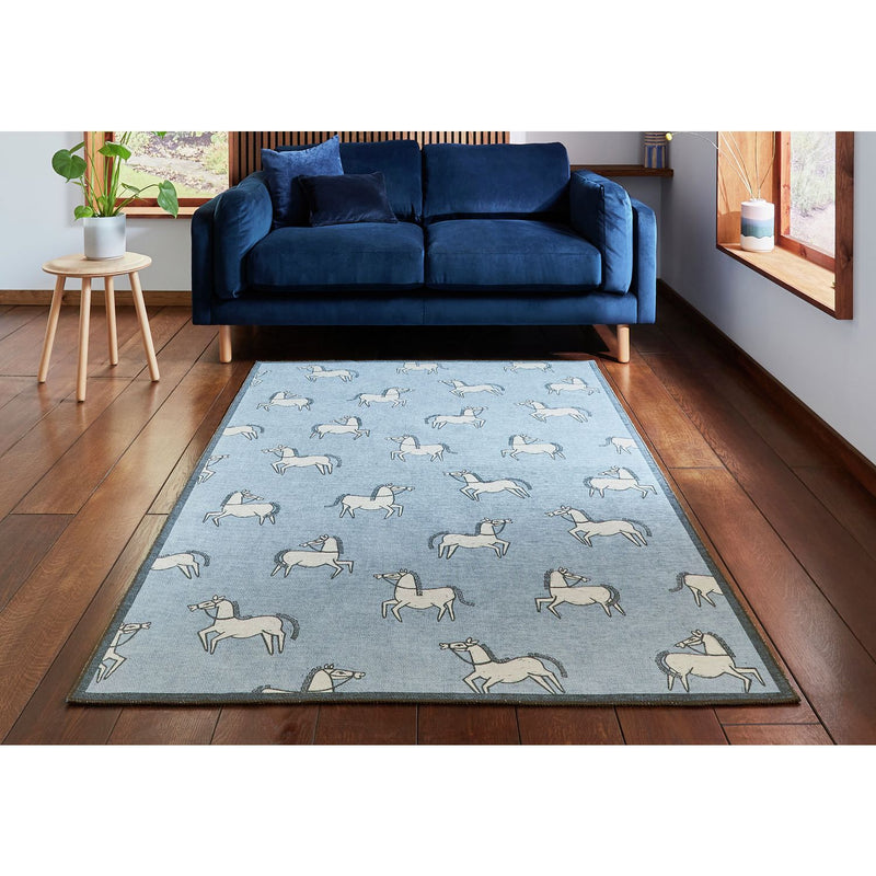 Scion Canter Mist Blue  Rug - 120x170cm