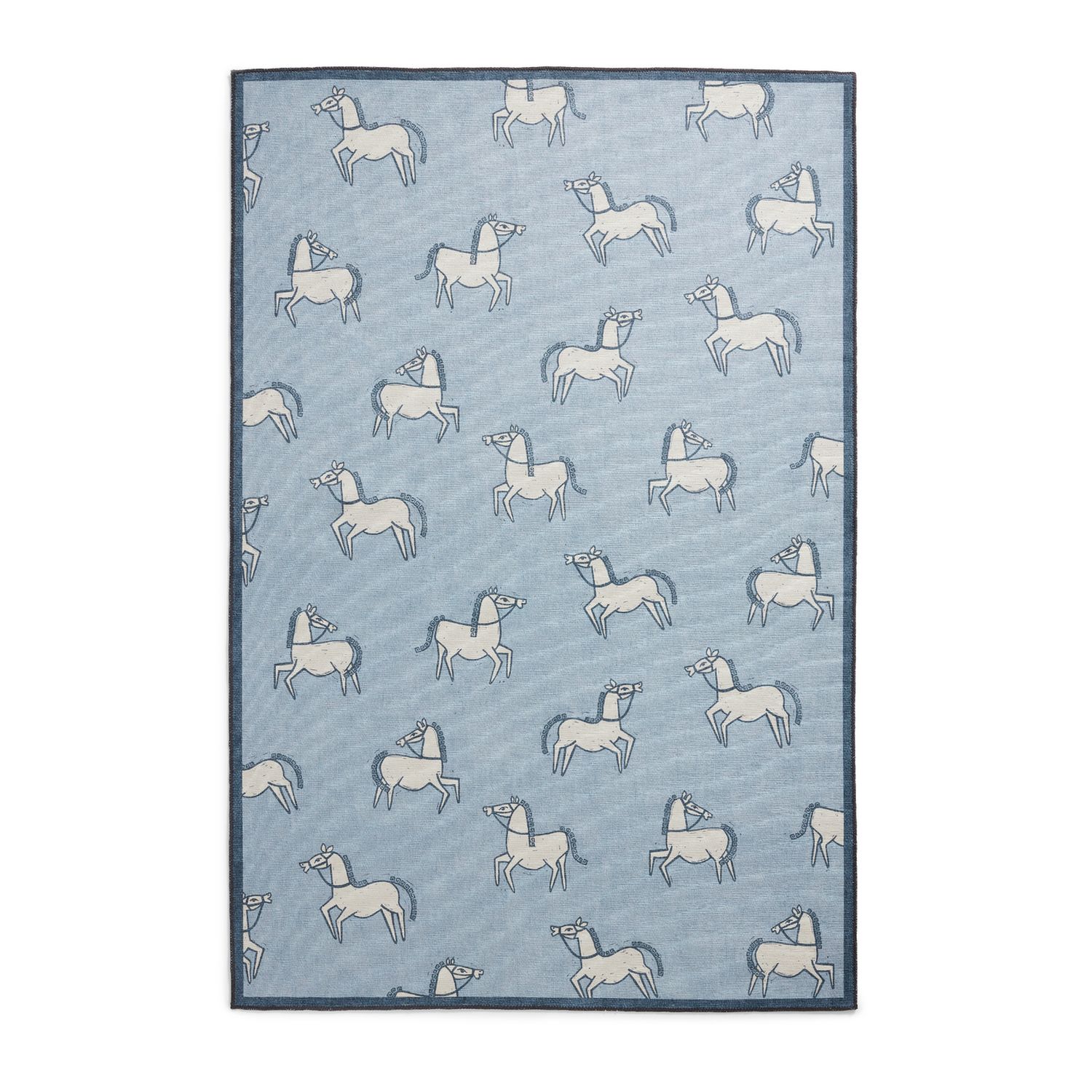 Scion Canter Mist Blue  Rug - 152x230cm