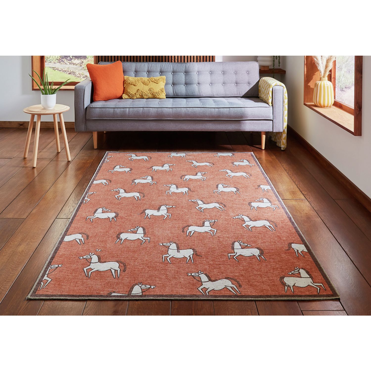 Scion Canter Spice Terracotta  Rug - 152x230cm