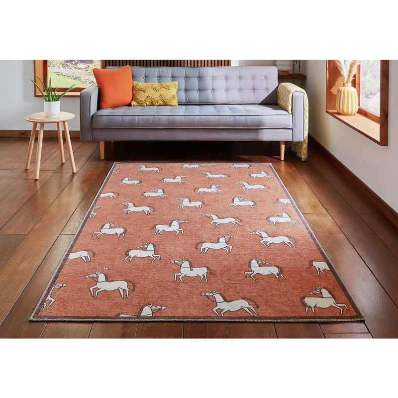 Scion Canter Spice Terracotta  Rug - 152x230cm