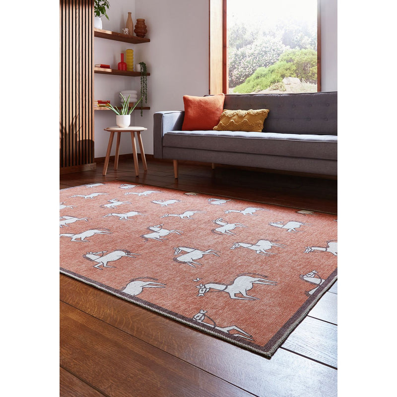 Scion Canter Spice Terracotta  Rug - 152x230cm