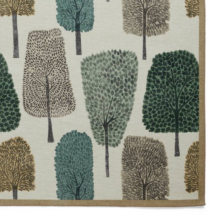 Scion Cedar Juniper Green flatweave rug 120x170cm (British brand)