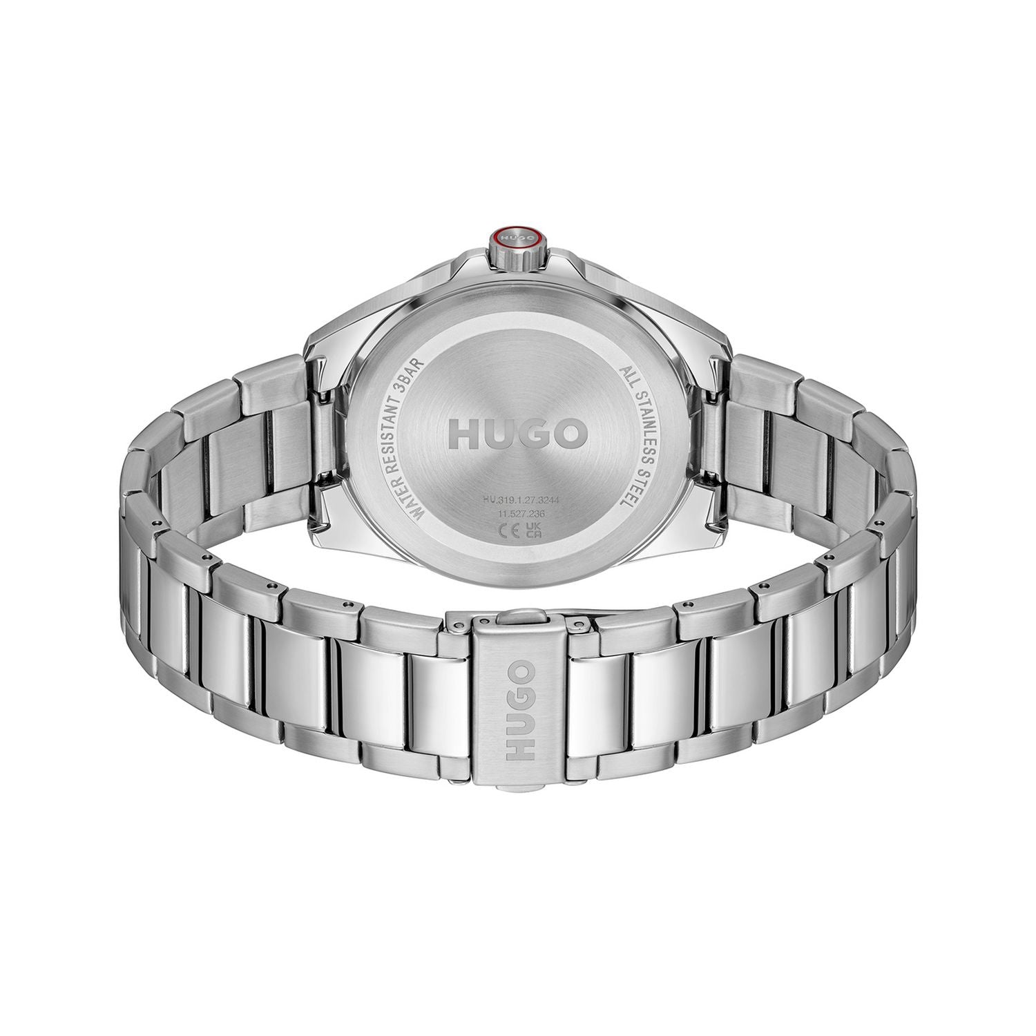 Hugo SEAM blue dial stainless steel watch, imported from the UK
