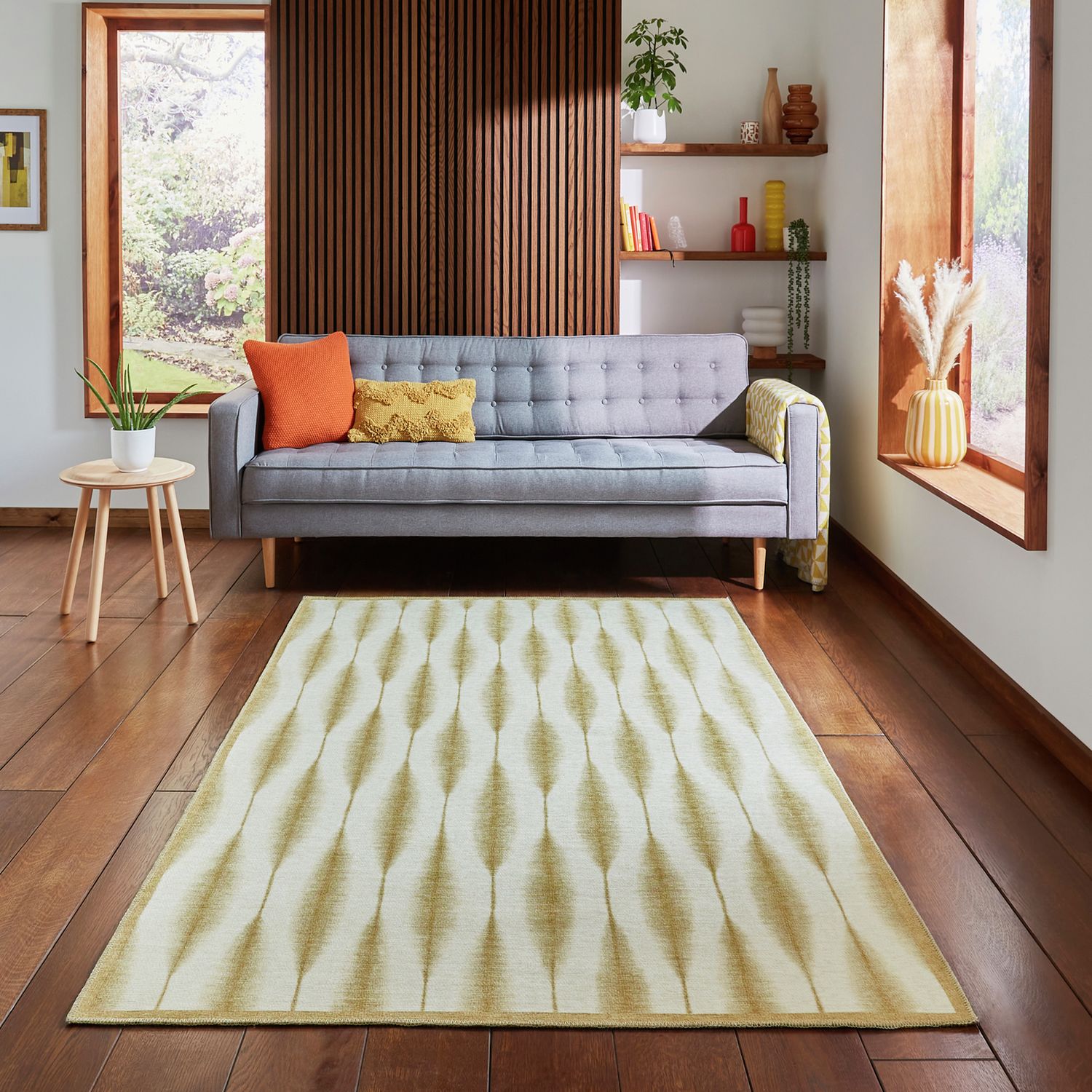 Scion Kasuri Honey Yellow  Rug - 120x170cm