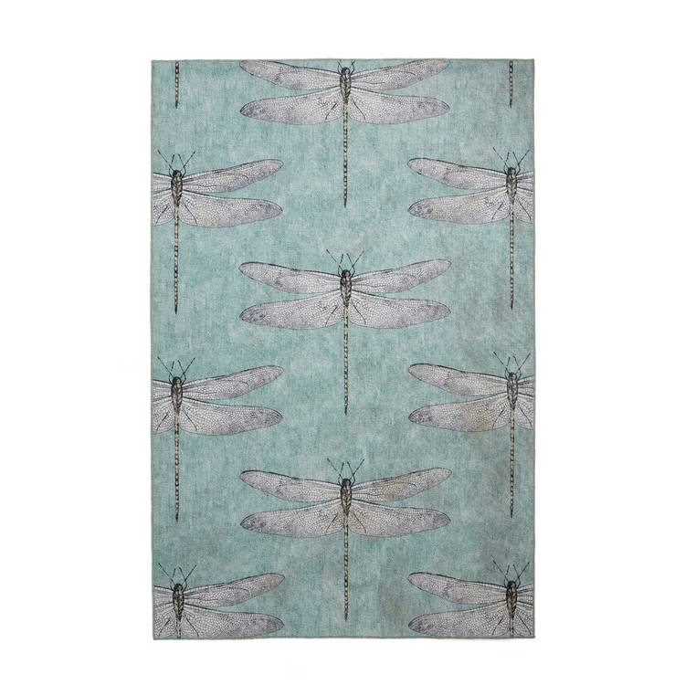 Harlequin Demoiselle blue flatweave rug 120x170cm (British brand)