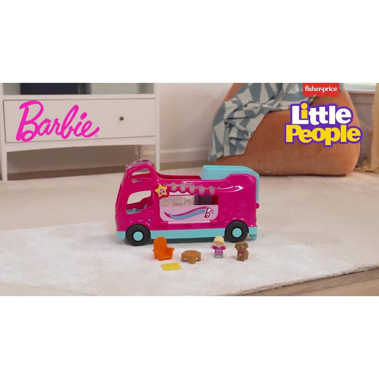 Fisher Price Little People Barbie Dream Camper RV playset, imported from the UK