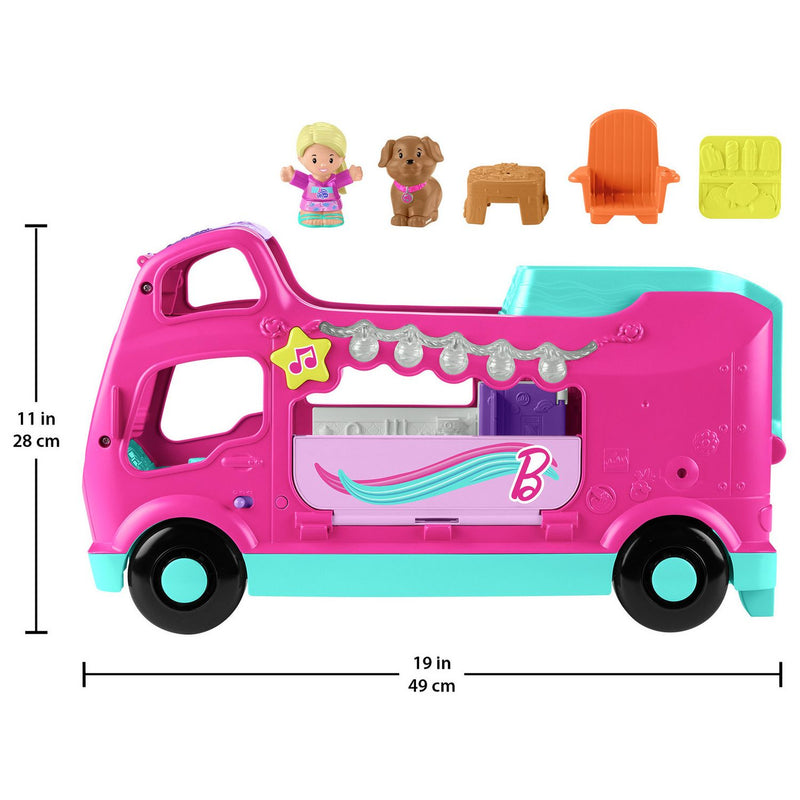 Fisher Price Little People Barbie Dream Camper RV playset, imported from the UK