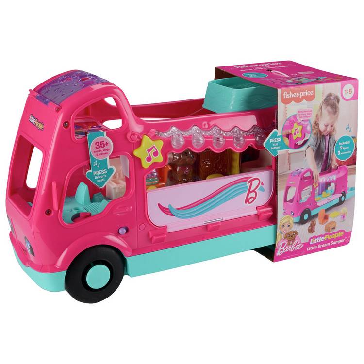 Fisher Price Little People Barbie Dream Camper RV playset, imported from the UK