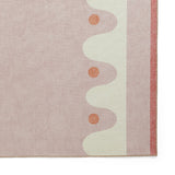 Scion Oakham blush pink flatweave rug 120x170cm, imported from the UK