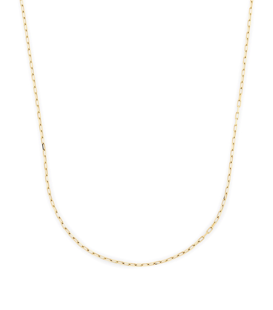 Jade Trau yellow gold chain necklace, imported from the UK