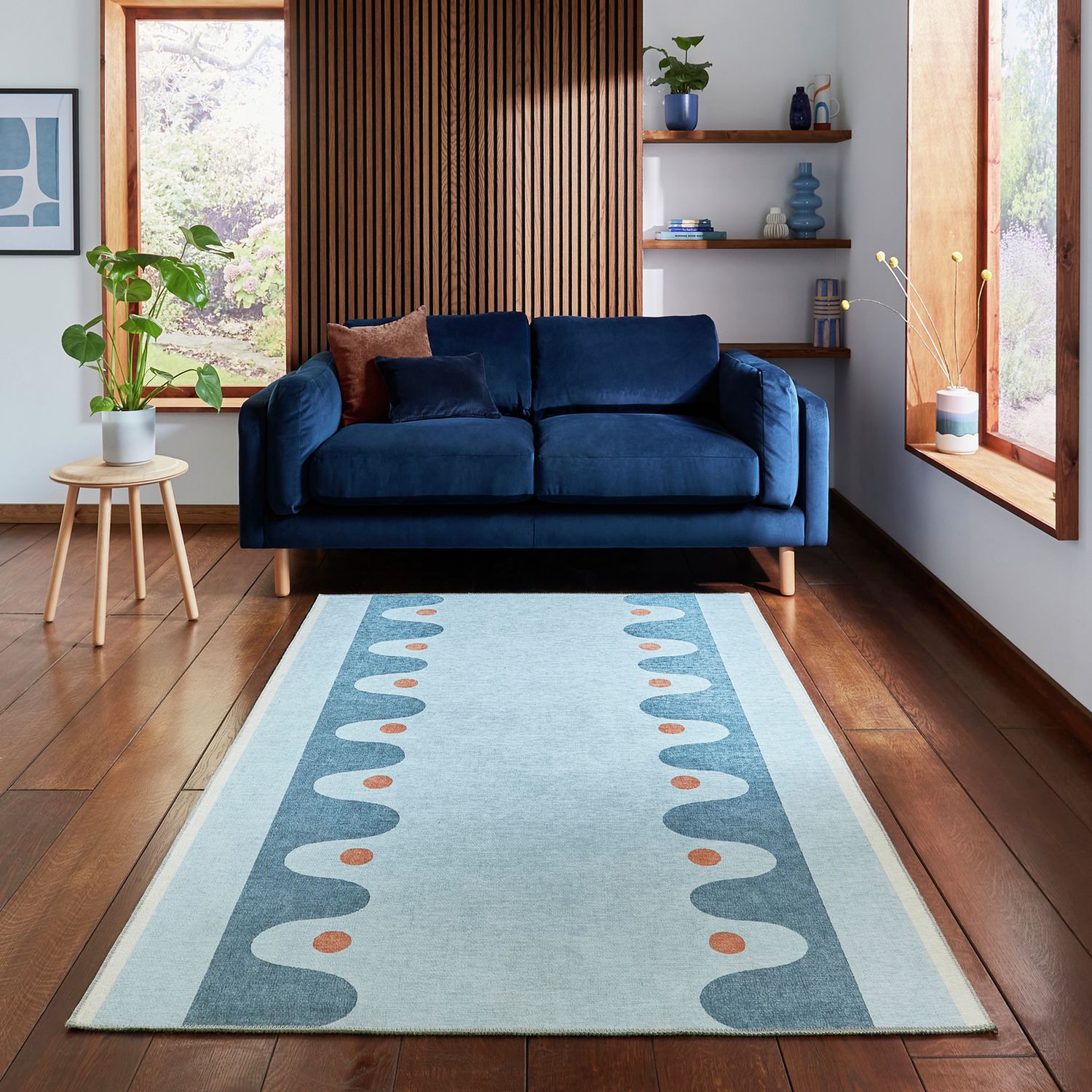Scion Oakham Denim  Rug - 152x230cm