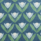 Scion Tulip Trellis flatweave rug midnight blue 120x170cm British product