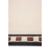 Origin white wool short pile rug 120x170cm, UK version