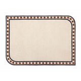 Origin Borderline White Wool  Rug - 160x230cm