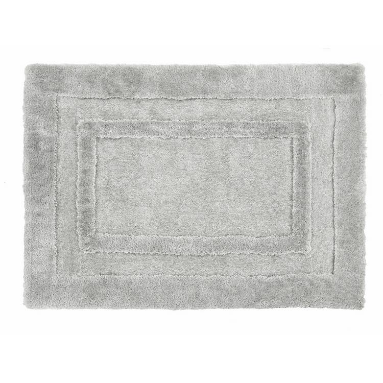 Origin Frame silver shaggy rug 120x170cm (British brand)