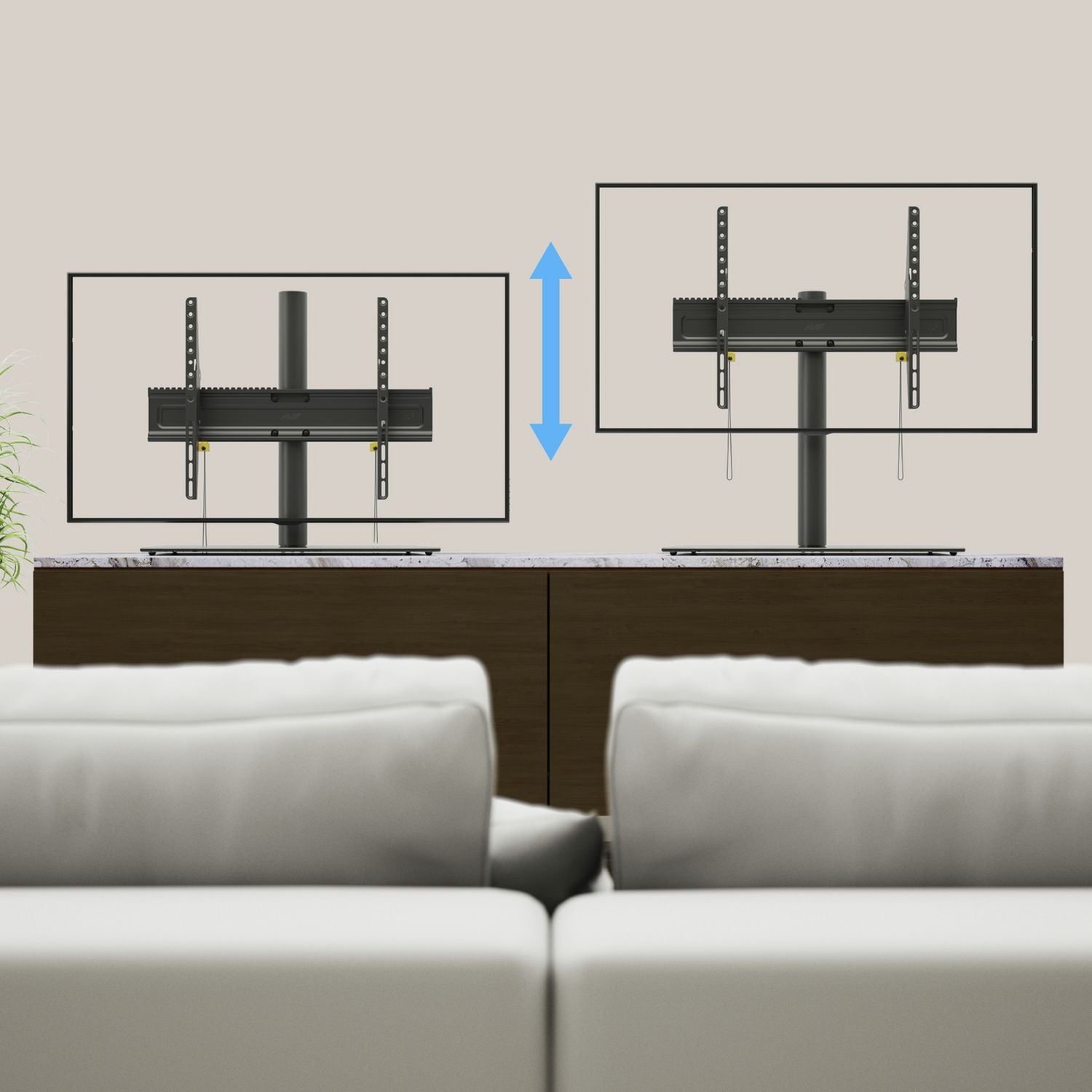 AVF AR-RB1024B TV stand black 77 inch - British product
