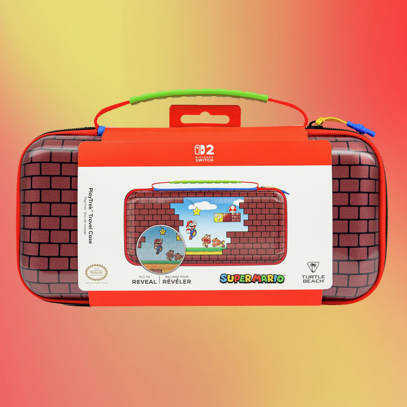 Turtle Beach PlayTrek travel case Mario Bricks design, UK version