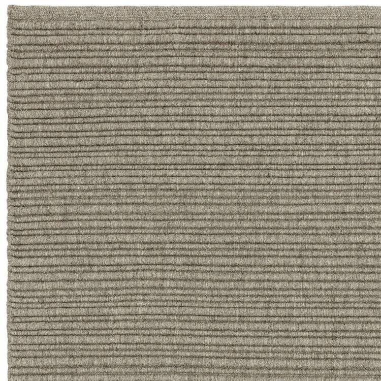 Asiatic grey wool flatweave rug 120x170cm, imported from the UK