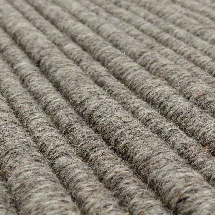 Asiatic grey wool flatweave rug 120x170cm, imported from the UK