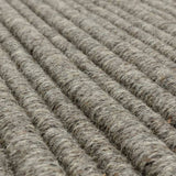 Asiatic grey wool flatweave rug 120x170cm, imported from the UK