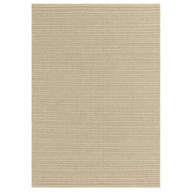 Asiatic Ravine Sand wool flatweave rug 120x170cm, UK version
