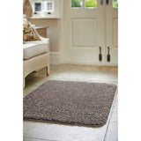 Buddy Mocha Brown Shaggy Rug 80x120cm - British product
