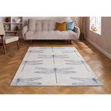 Harlequin Demoiselle Indigo Blue  Rug - 152x230cm
