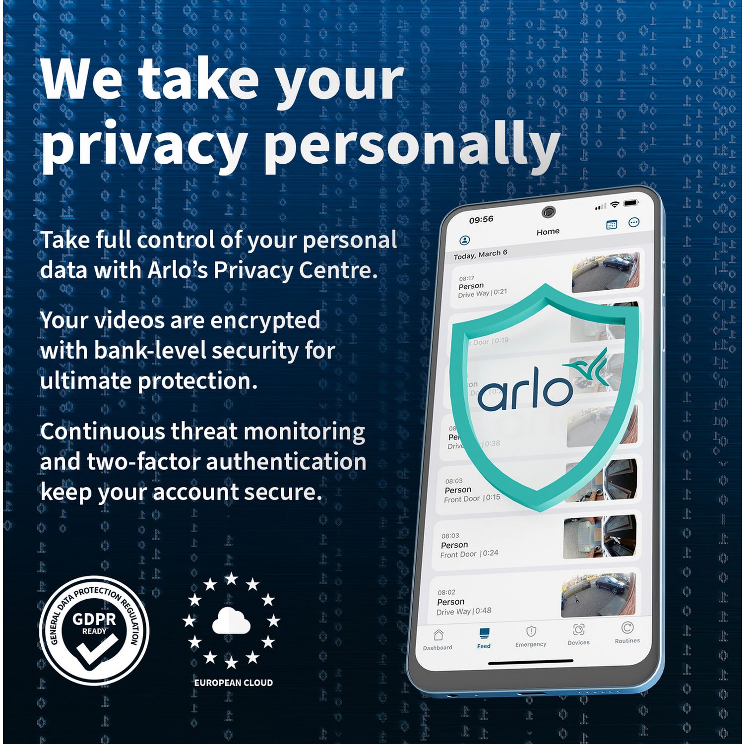 Arlo Essential 3 Pan-Tilt 2K outdoor security camera - British product