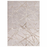 Asiatic Aurora Mica Metallic Gold  Rug - 160x230cm
