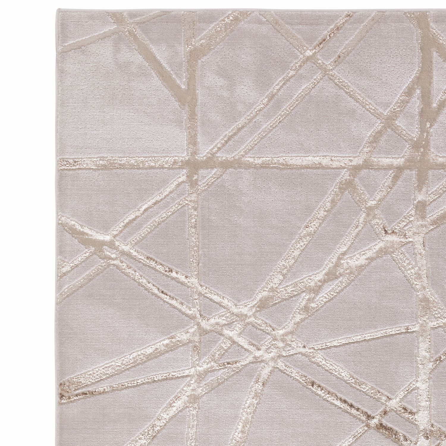 Asiatic Aurora Mica Metallic Gold  Rug - 160x230cm