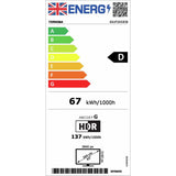 Toshiba Smart 4K UHD TV 65UF2653DB 65 inch - British product