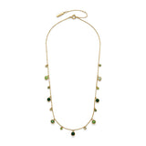 Olivia Burton gold IP mini droplet necklace with crystals - British product