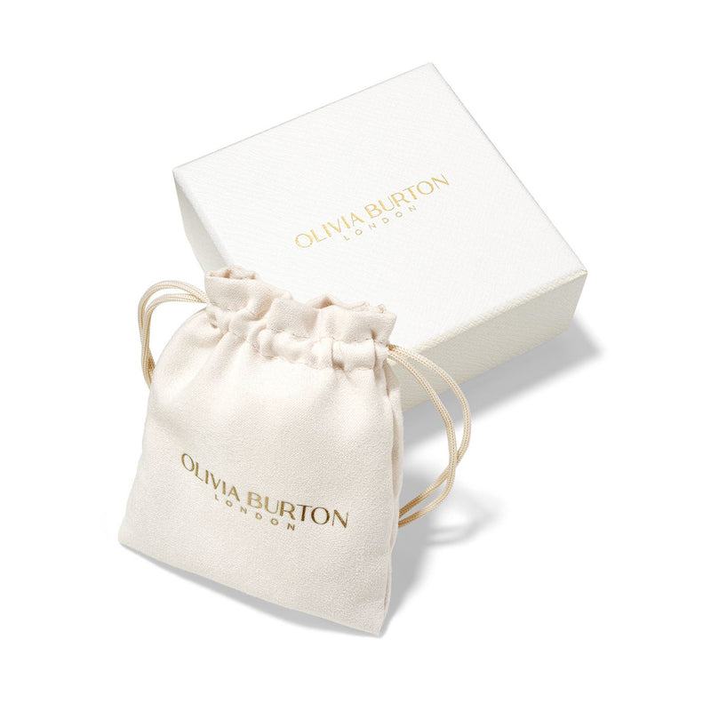Olivia Burton gold IP mini droplet necklace with crystals - British product