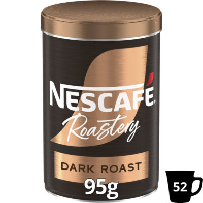 ASDA Nescafe Roastery Dark Roast Instant Coffee 95g- Buy online at McGrocer