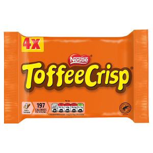 Nestle Toffee Crisp chocolate cereal bars 152g multipack, imported from the UK