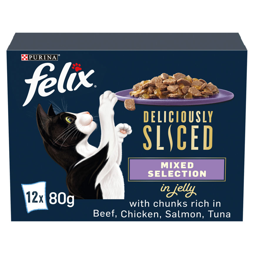 Felix Deliciously Sliced Mixed Selection in Jelly GOODS ASDA   