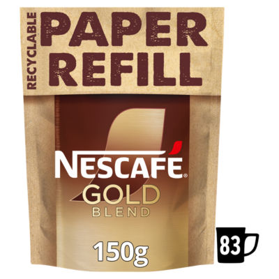 Nescafé Gold Blend instant coffee 150g, imported from the UK