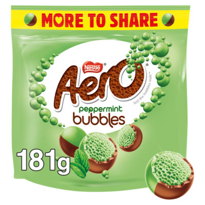 Aero Bubbles Peppermint Milk Chocolate Sharing Bag 181g