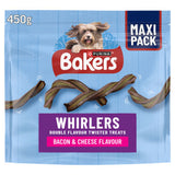 BAKERS Whirlers bacon cheese dog treats 450g, UK version
