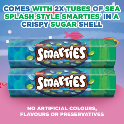 Smarties milk chocolate giant Easter egg Sea Splash 226g - British product