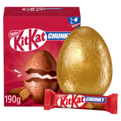 KitKat Chunky milk chocolate Easter egg 190g, imported from the UK