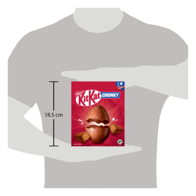 KitKat Chunky milk chocolate Easter egg 190g, imported from the UK